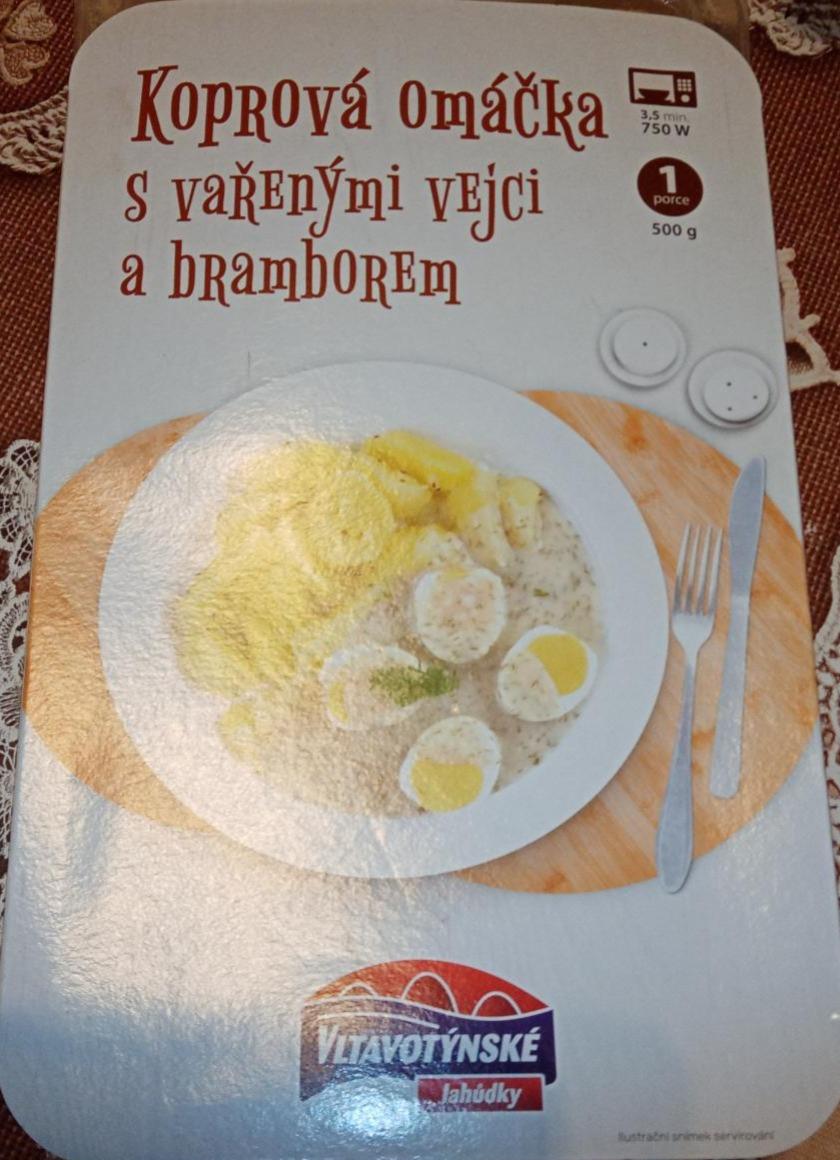 Fotografie - Koprová omáčka s vařenými vejci a bramborem Vltavotýnské lahůdky