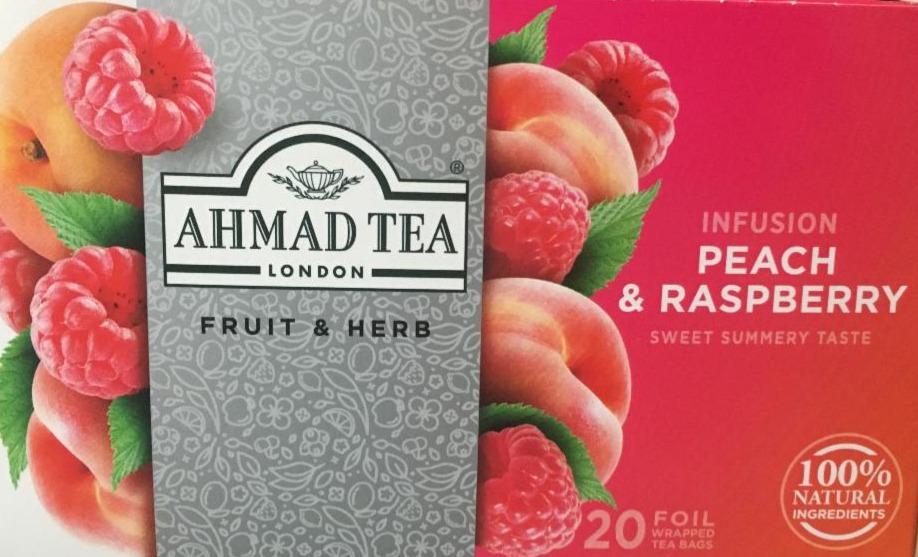 Fotografie - Ahmad tea ifusion peach&raspberry