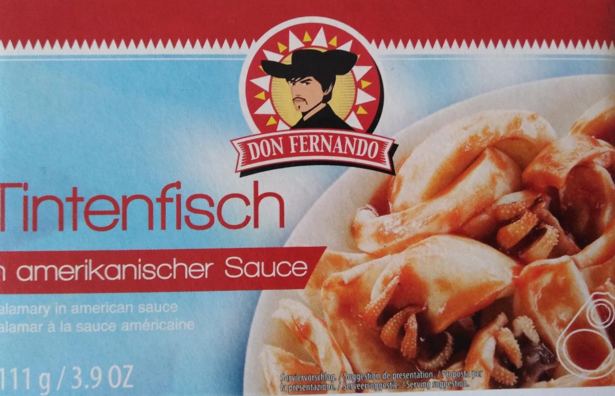 Fotografie - Tintenfisch in amerikanischer sauce Don Fernando