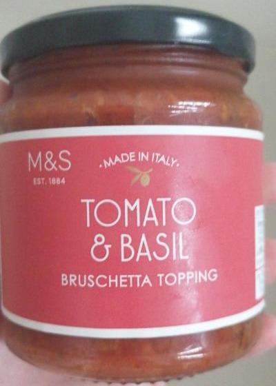 Fotografie - Tomato & Basil bruschetta topping M&S