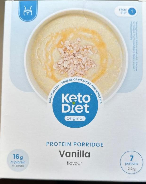 Fotografie - Protein porridge Vanilla flavour KetoDiet