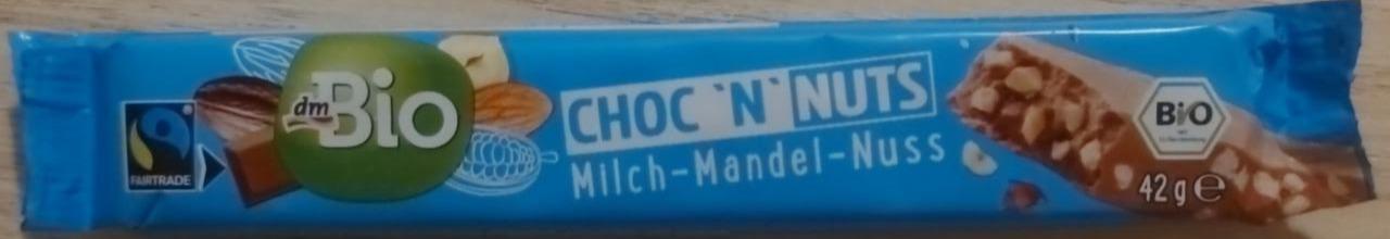 Fotografie - Choc'minute Milch-Mandel-Nuss dmBio