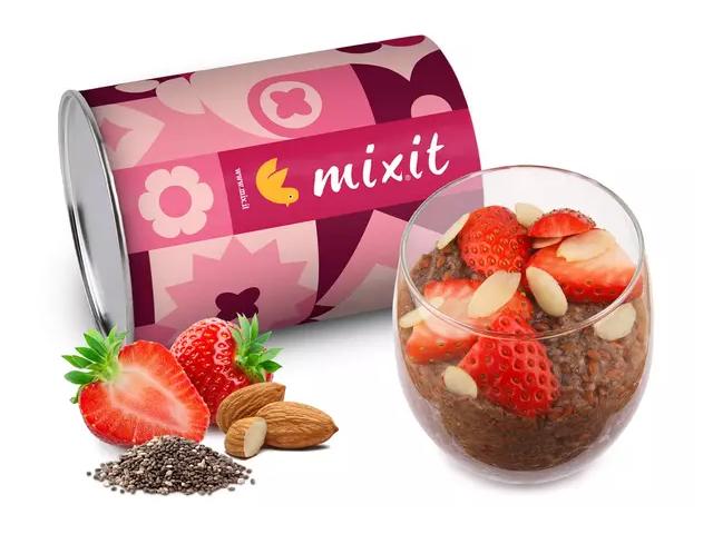 Fotografie - Fitness Chia puding - Protein a jahoda Mixit
