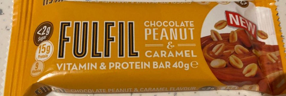Fotografie - Fulfil peanut&caramel protein bar NEW