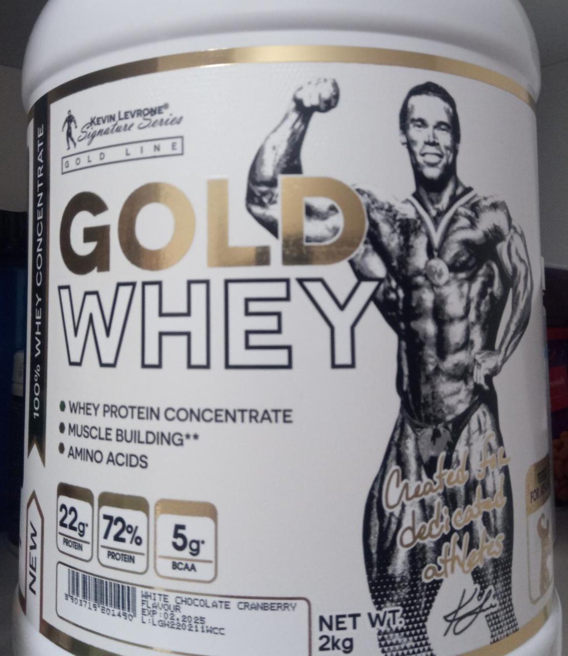 Fotografie - GOLD WHEY Protein Kevin Levrone