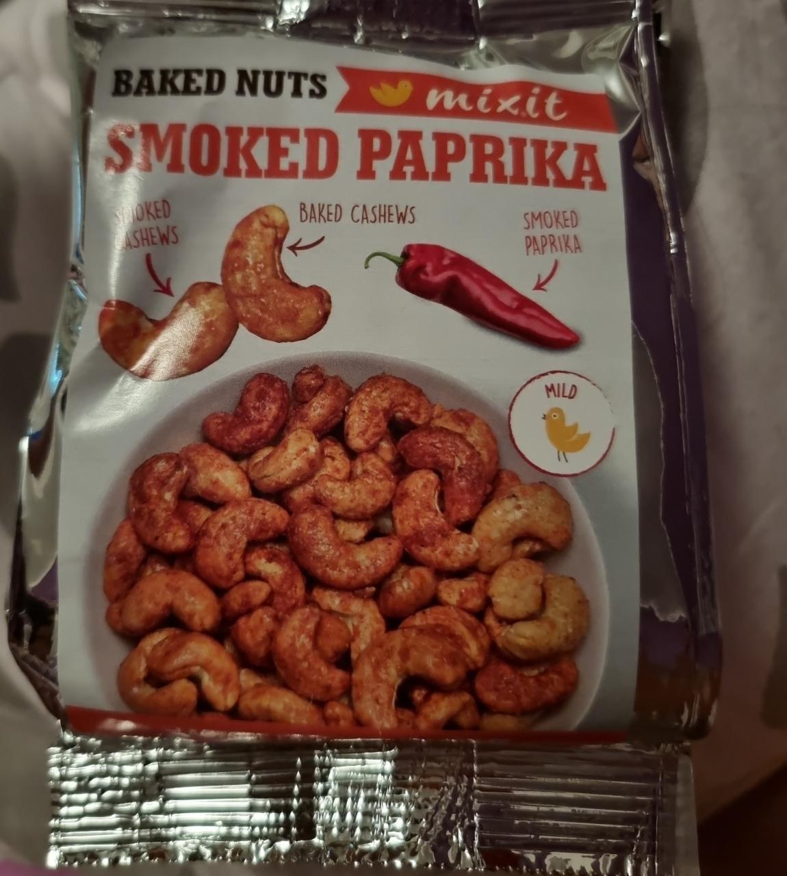 Fotografie - Smoked paprika nuts baked cashews Mixit