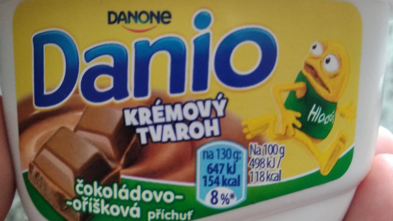 Fotografie - Danio krémový tvaroh čokoládovo-oříškový Danone