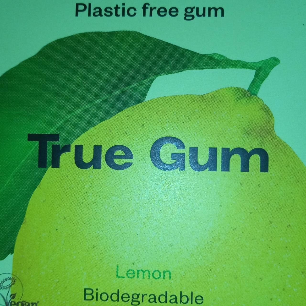 Fotografie - True Gum Lemon sugar-free