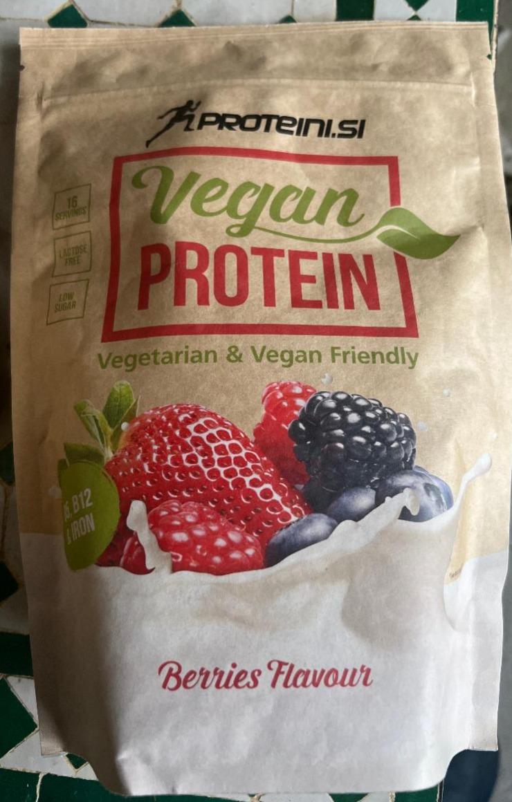 Fotografie - Vegan Protein Berries Flavour Proteini.si