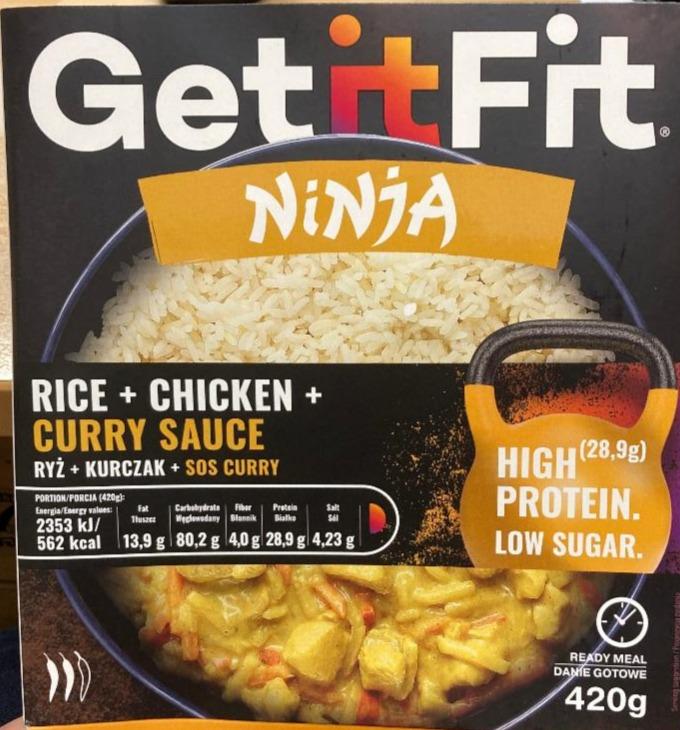 Fotografie - Ninja Rice+Chicken+Curry sauce Get it Fit
