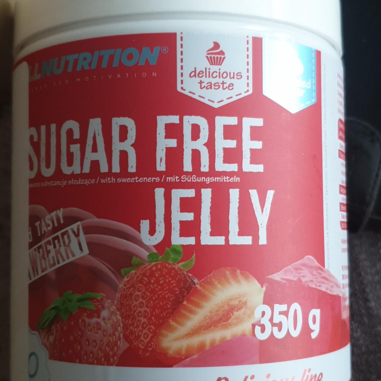 Fotografie - Sugar free jelly Strawberry Allnutrition