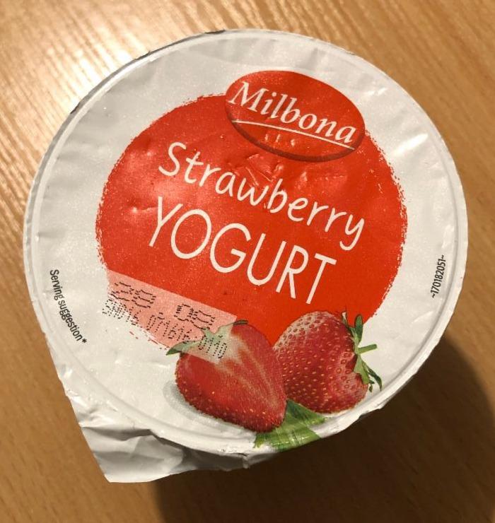 Fotografie - strawberry yogurt Milbona