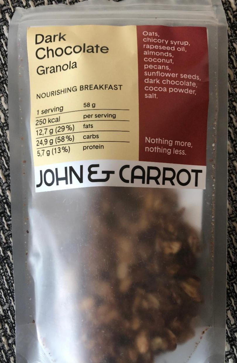 Fotografie - Dark Chocolate Granola John & Carrot