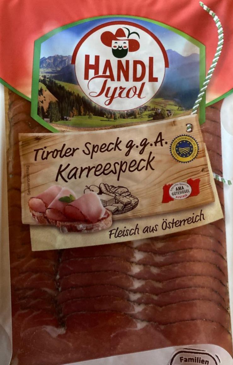 Fotografie - Tiroler Speck Karreespeck Handl Tyrol