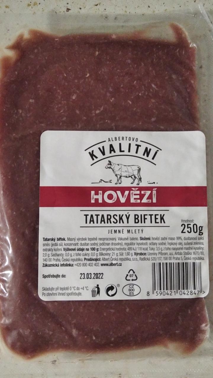 Fotografie - Albertovo kvalitní hovězí Tatarský biftek