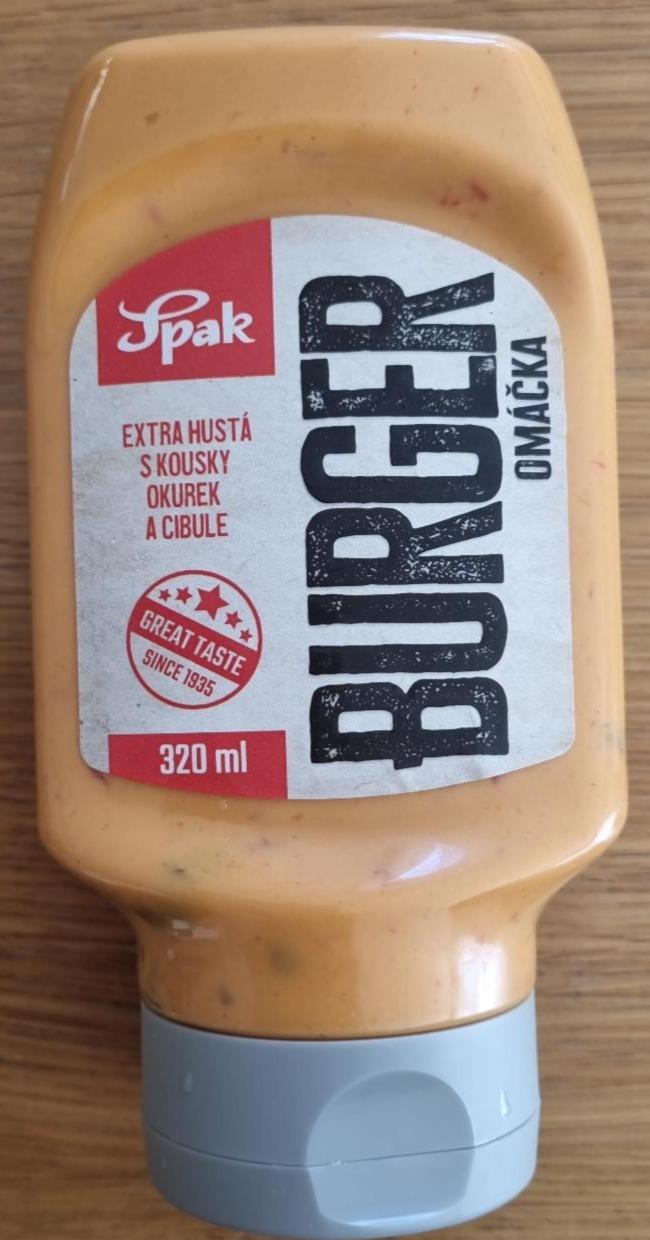 Fotografie - Burger omáčka extra hustá s kousky okurek a cibule Spak