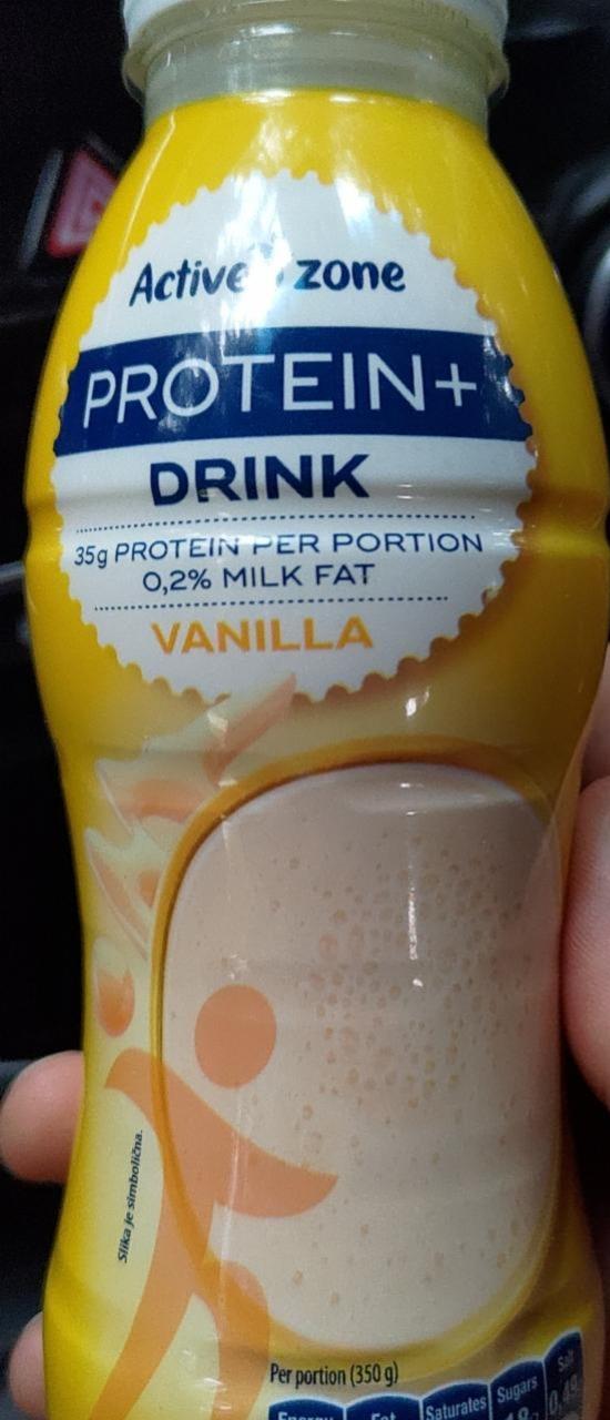 Fotografie - Protein+ Drink Vanilla Active zone