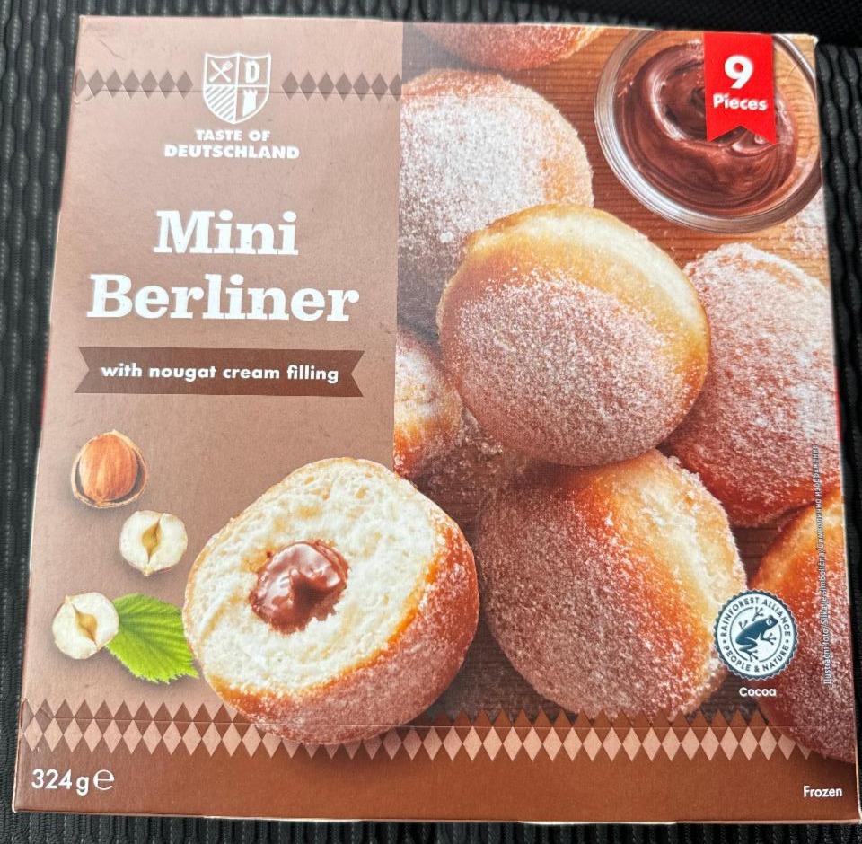 Fotografie - Mini Berliner with nougat cream filling Taste of Deutschland