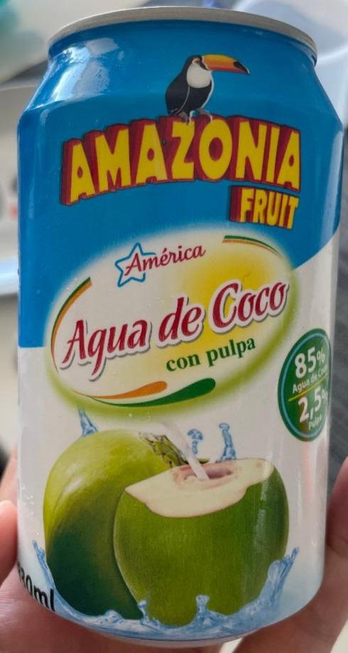 Fotografie - Aqua de Coco con pulpa Amazonia fruit