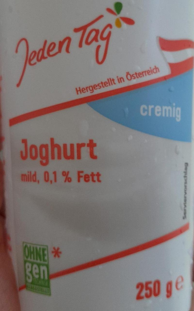 Fotografie - Joghurt cremig mild 0,1% fett Jeden Tag