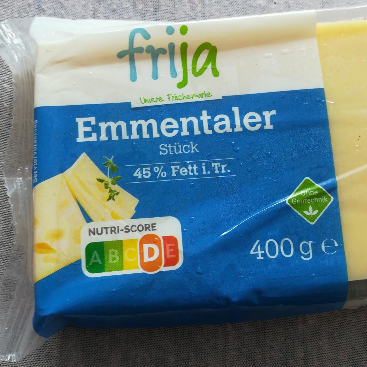 Fotografie - Emmentaler 45% Fett Frija