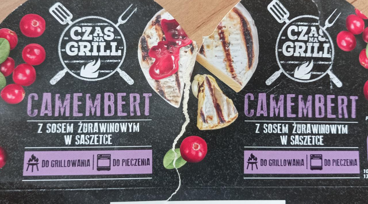 Fotografie - Camembert na gril brusinková omáčka