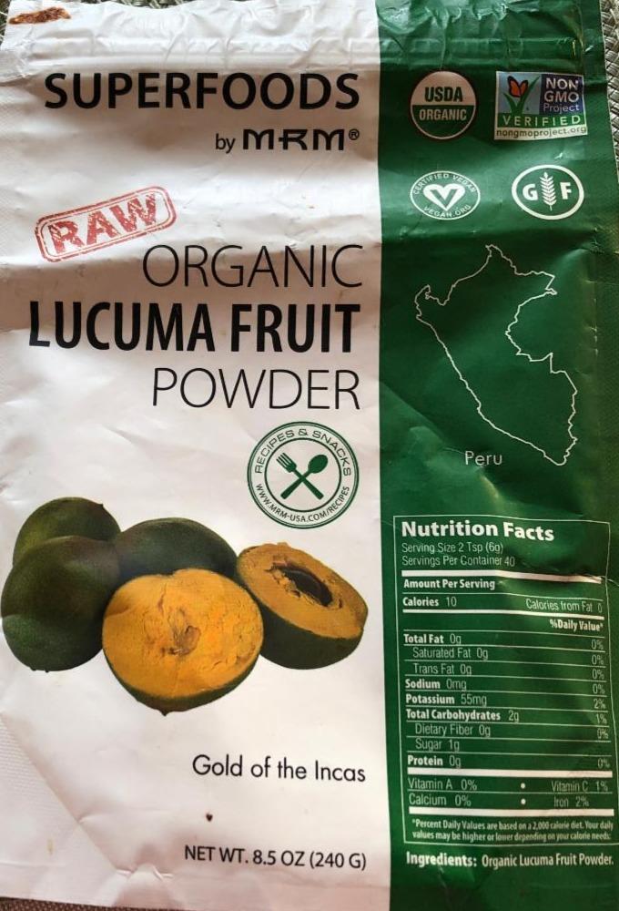 Fotografie - Raw Organic Lucuma Fruit Powder by MRM