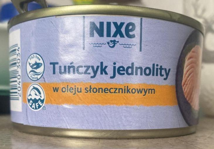 Fotografie - Tuńczyk jednolity w oleju słonecznikowym Nixe