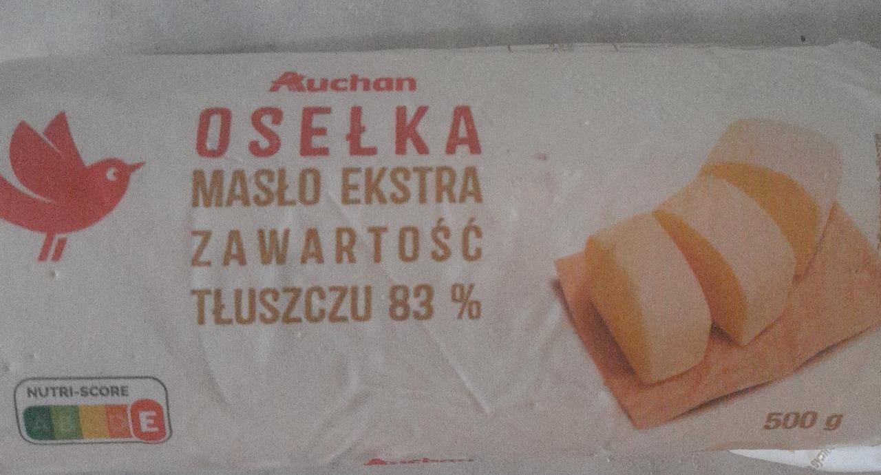 Fotografie - Osełka masło ekstra zawartość tłuszczu 83% Auchan