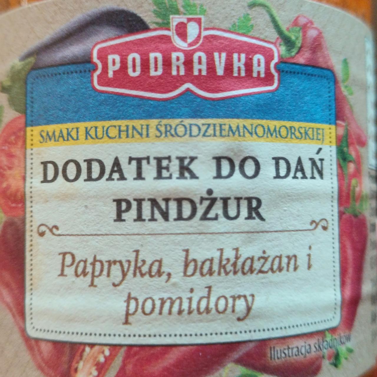 Fotografie - Dodatek do dań pindzur Papryka, baklazan i pomidory Podravka