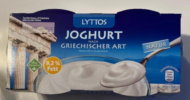 Fotografie - Joghurt nach Griechischer Art 9,2% Fett Lyttos