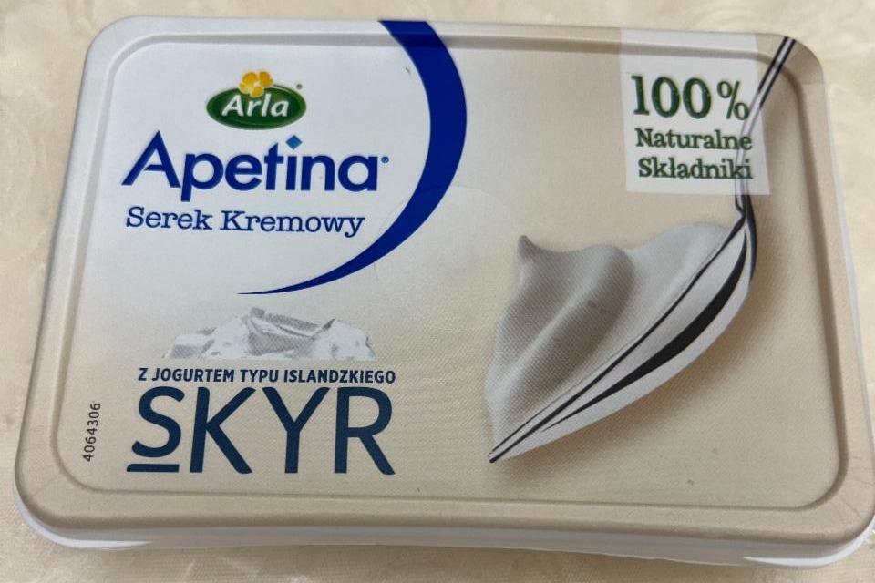 Fotografie - Apetina Serek kremowy z jogurtem typu islandzkiego Skyr Arla