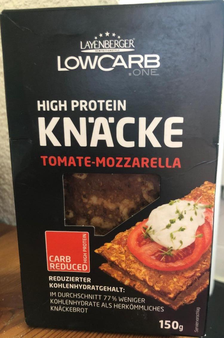 Fotografie - LowCarb.one High Protein Knäcke Tomate-Mozzarella Layenberger