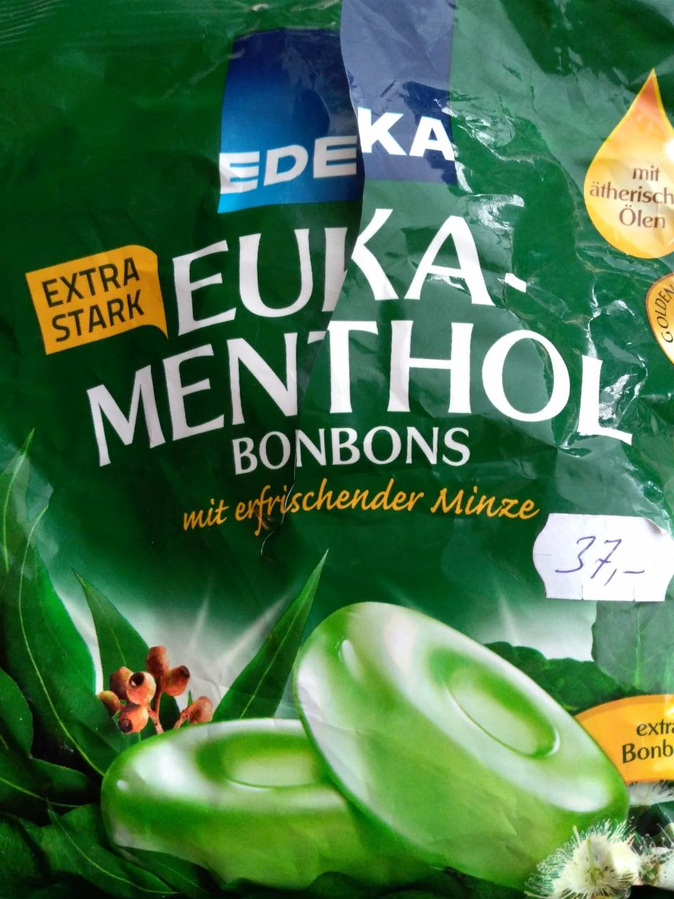 Fotografie - euka-menthol bonbony Edeka