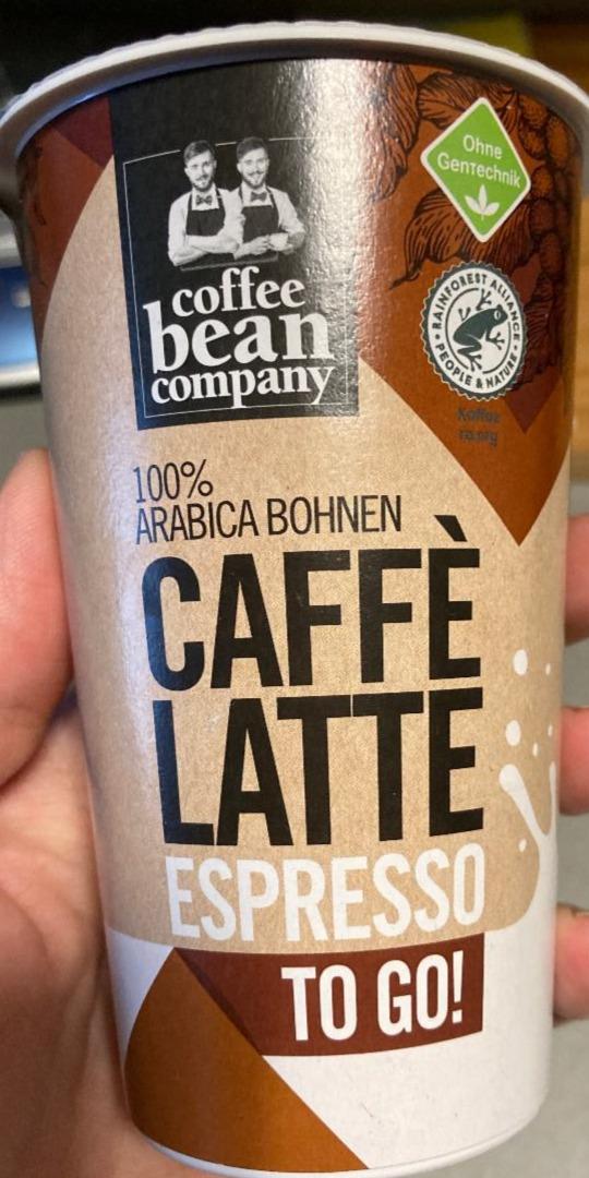Fotografie - Caffé latte Espresso to go! Coffee bean company