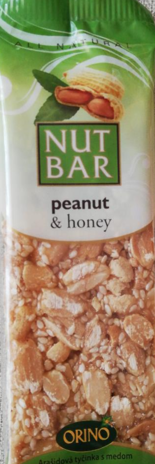 Fotografie - Nut bar peanut and honey Orino