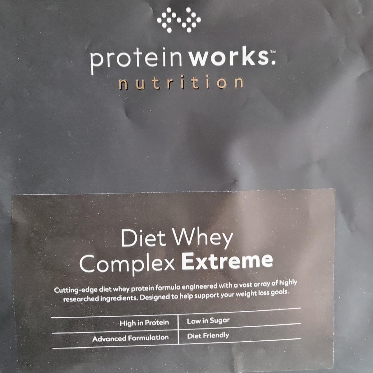 Fotografie - Diet Whey Complex Extreme Protein works nutrition