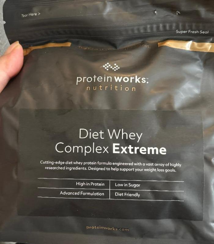 Fotografie - Diet Whey Complex Extreme Protein works nutrition