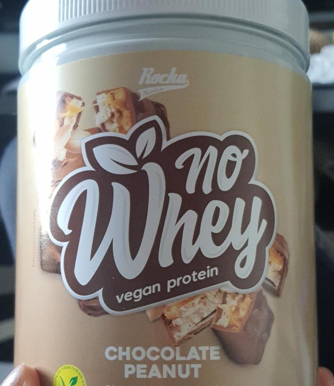 Fotografie - No Whey Vegan Protein Chocolate Peanut Rocka Nutrition