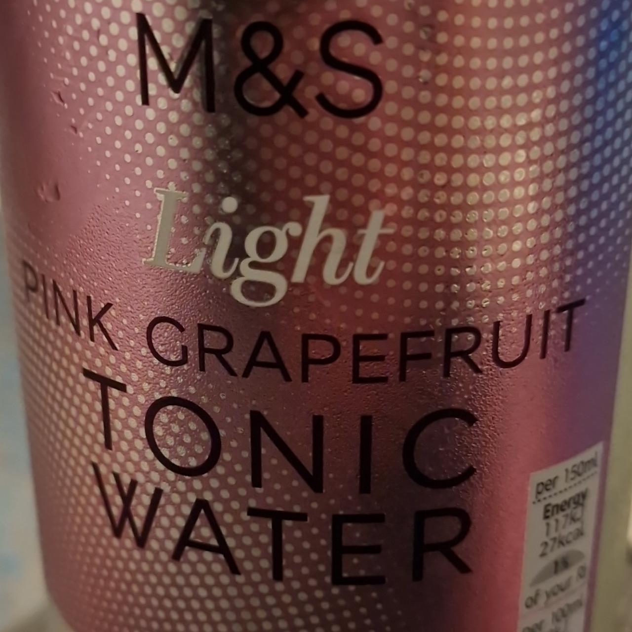 Fotografie - Light Pink grapefruit tonic water Light M&S