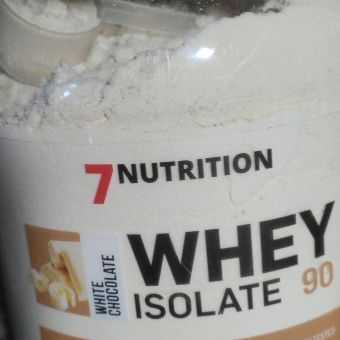 Fotografie - Whey isolate White chocolate 7Nutrition