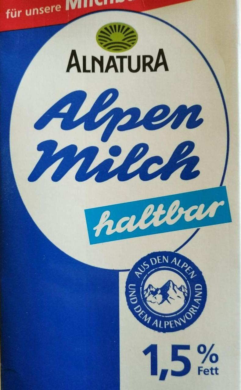 Fotografie - Alpen Milch haltbar Alnatura
