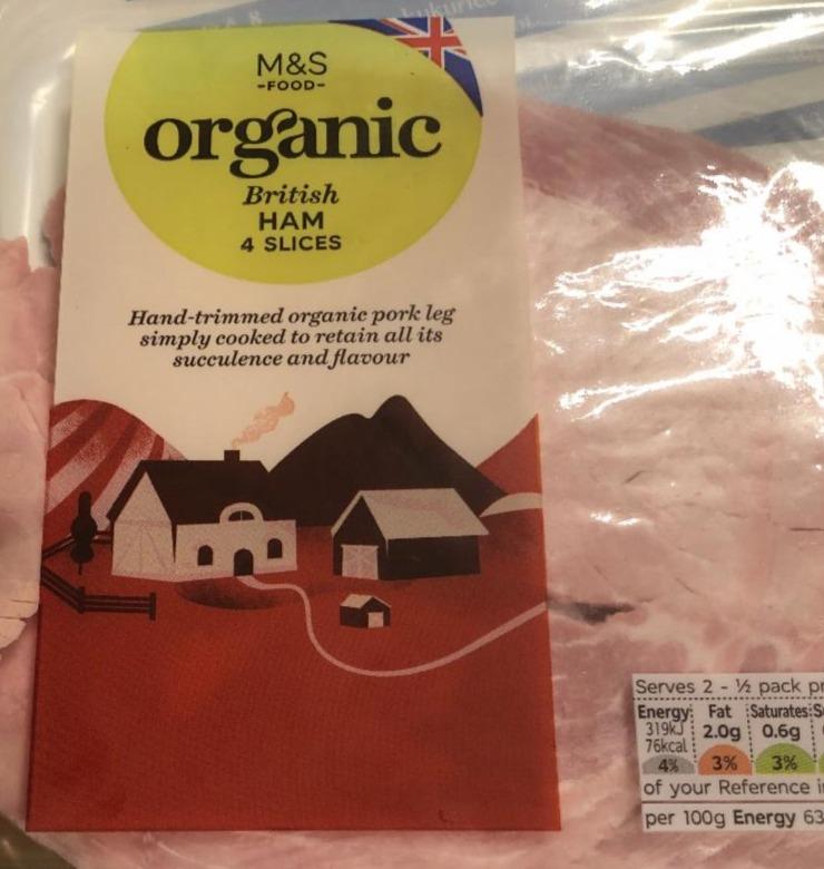 Fotografie - organic british ham