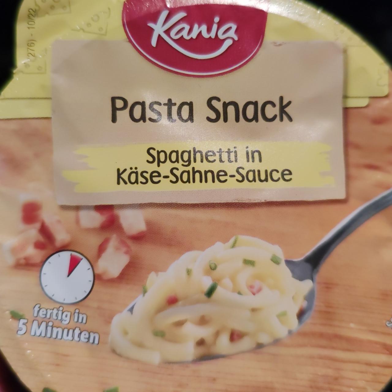 Fotografie - pasta snack spaghetti in kase-sahne-sauce Kania