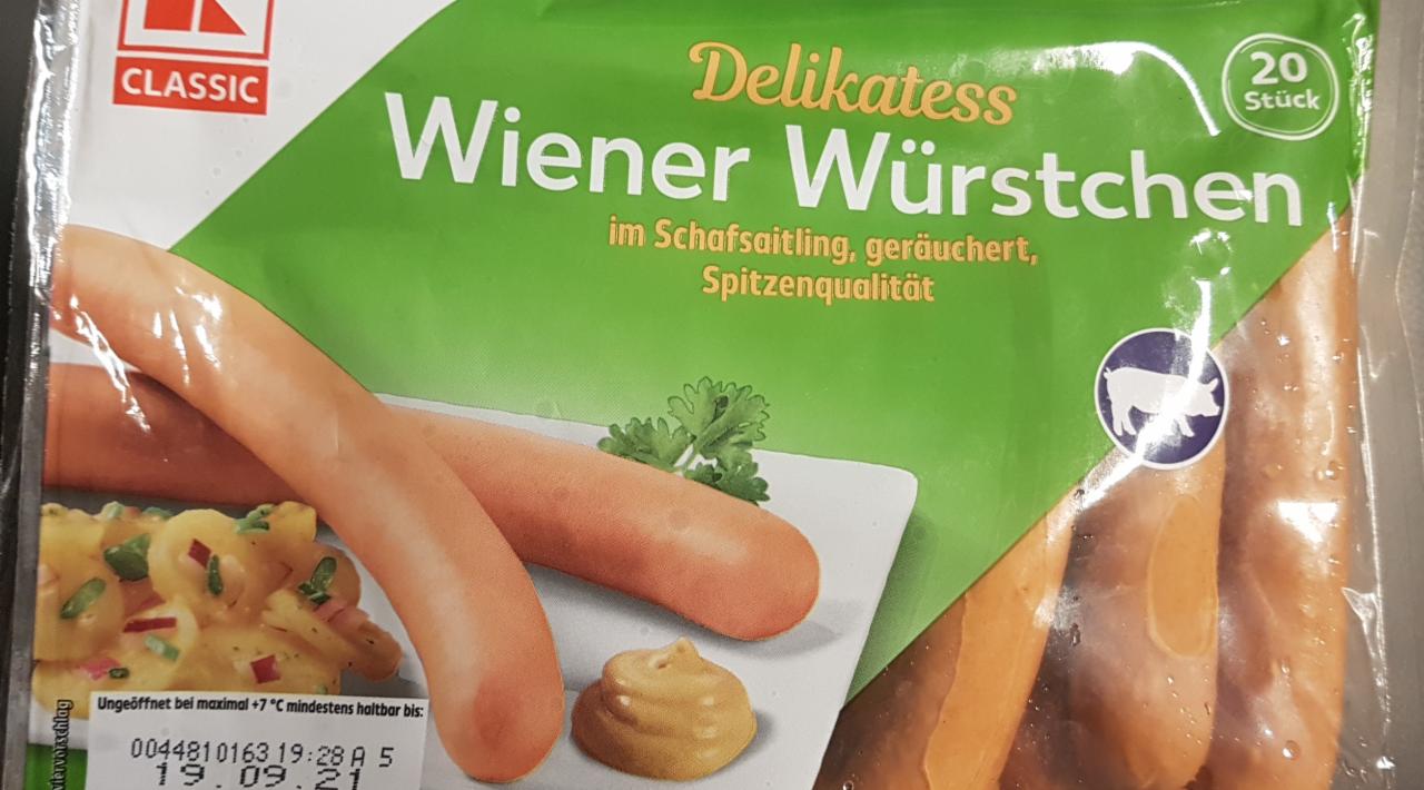 Fotografie - Delikatess Wiener Würstchen K-Classic