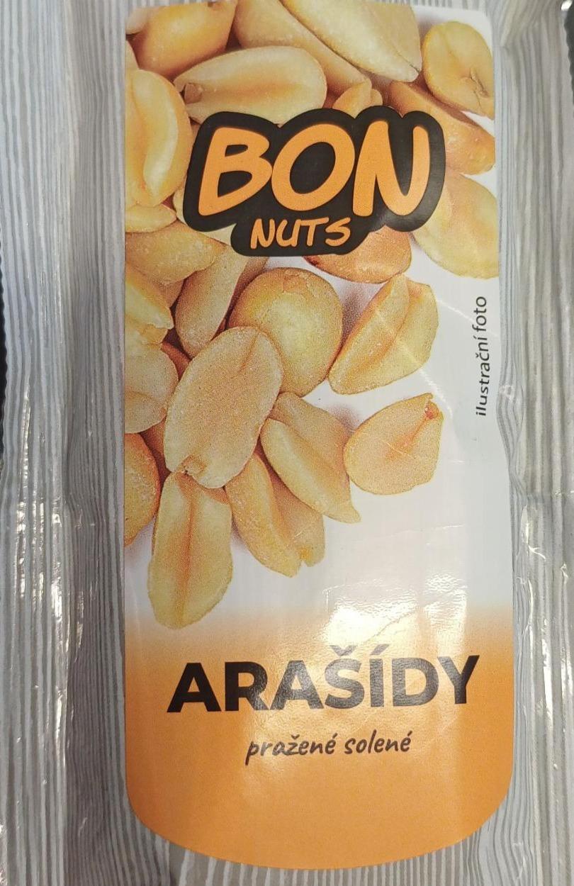 Fotografie - Arašídy pražené solené Bon nuts