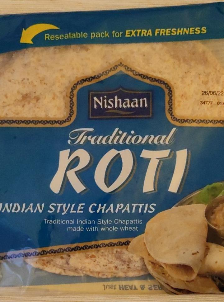 Fotografie - Traditional Roti Indian style Chapatti Nishaan