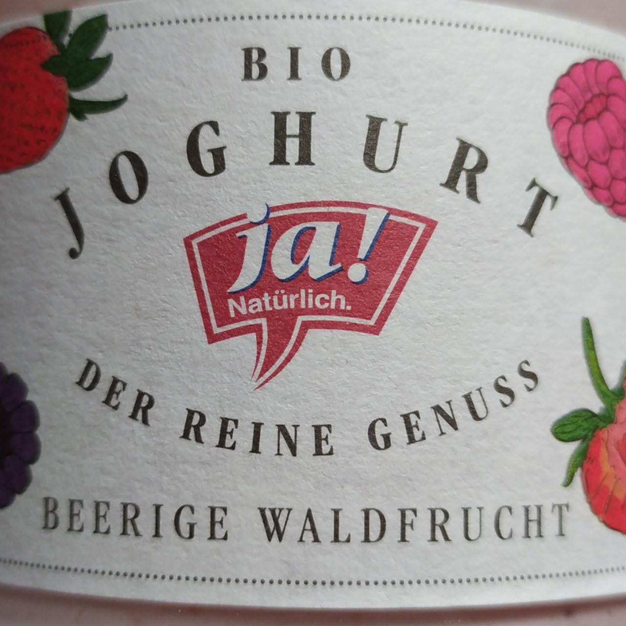 Fotografie - Bio joghurt Beerige Waldfrucht Ja! Natürlich