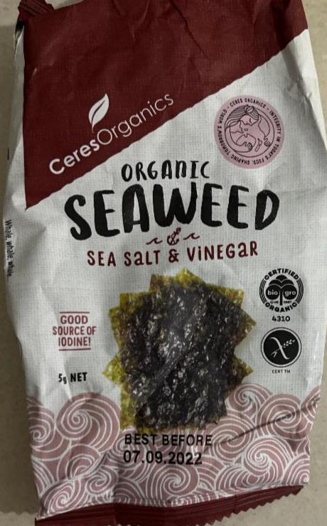 Fotografie - Organic Seaweed Sea Salt & Vinegar Ceres Organics