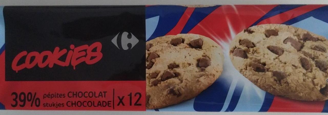 Fotografie - Cookies pépites chocolat Carrefour